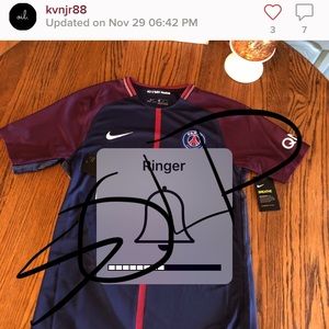 SOLD! Nike PSG Soccer Jersey - SIZE M